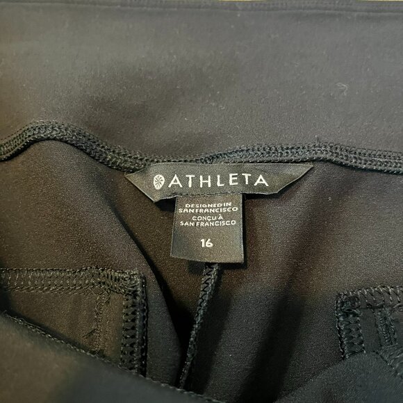 NWOT! Athleta Endless High Rise Pant, Black, Size 16 - Picture 11 of 15